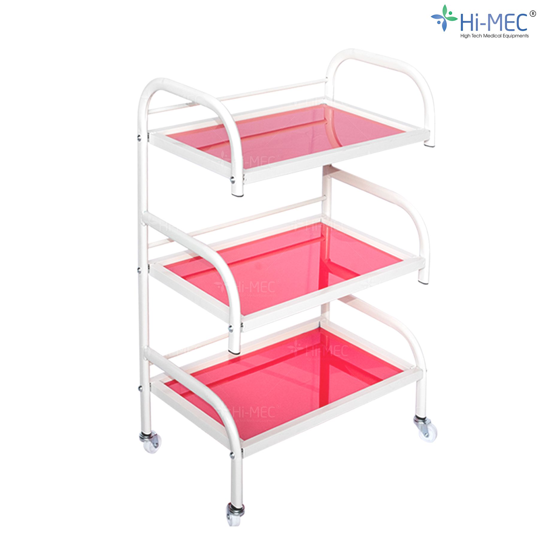 Xe đẩy spa 3 tầng mặt kính HMTL-5010