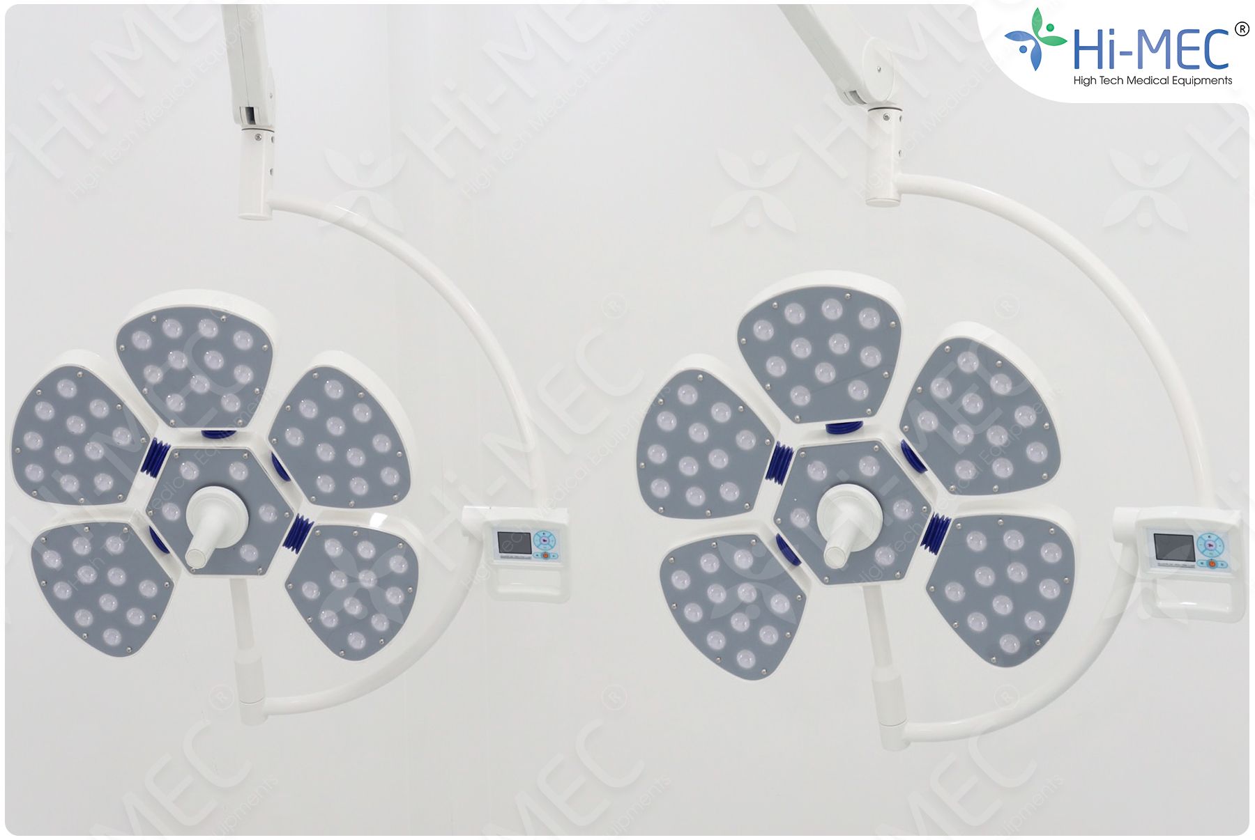 Đèn phẫu thuật Full Led bóng đôi Petal 5/5 treo trần