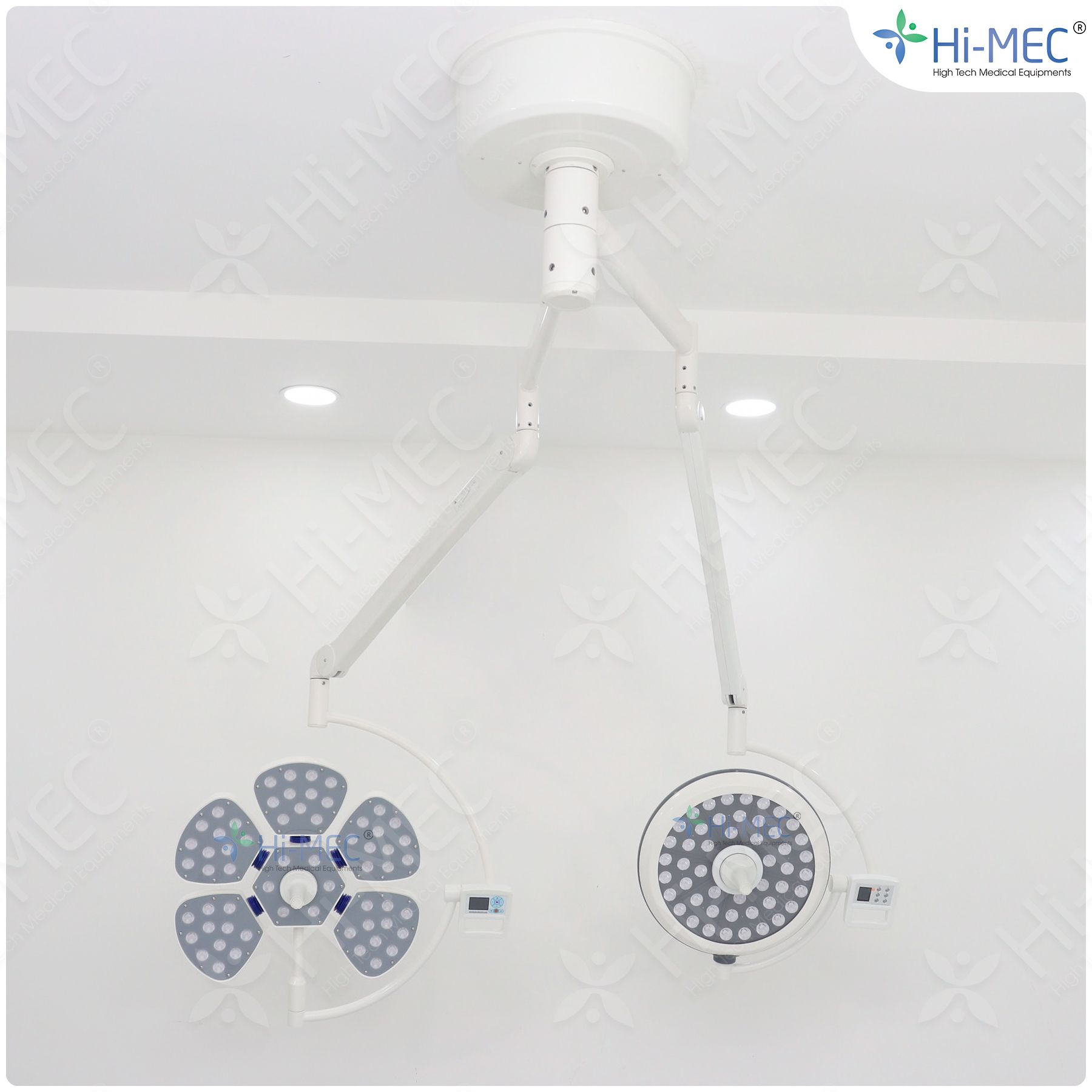Đèn phẫu thuật Full LED Bóng Đôi Petal/500KD treo trần