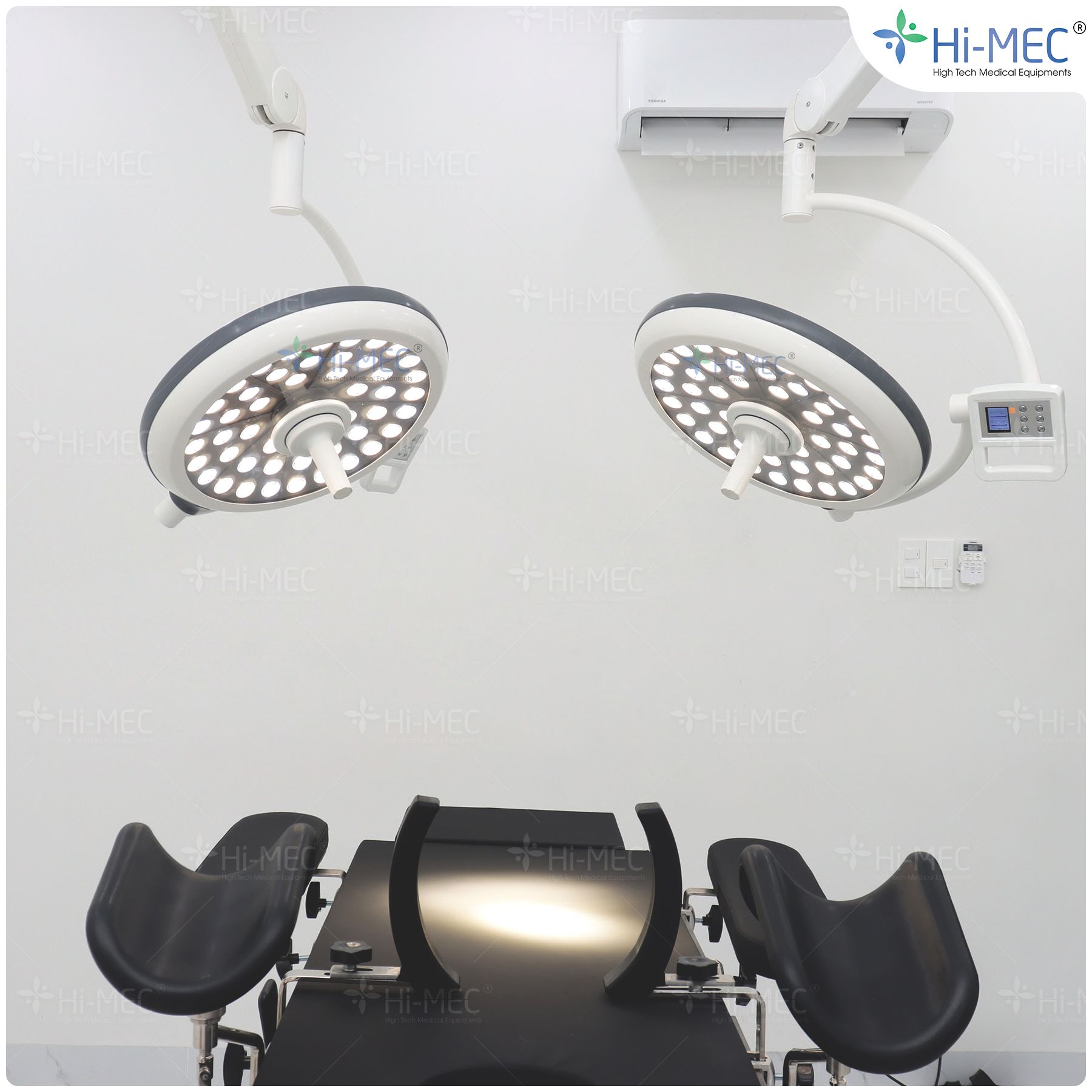 Đèn phẫu thuật Full Led bóng đôi LED500/500 treo trần