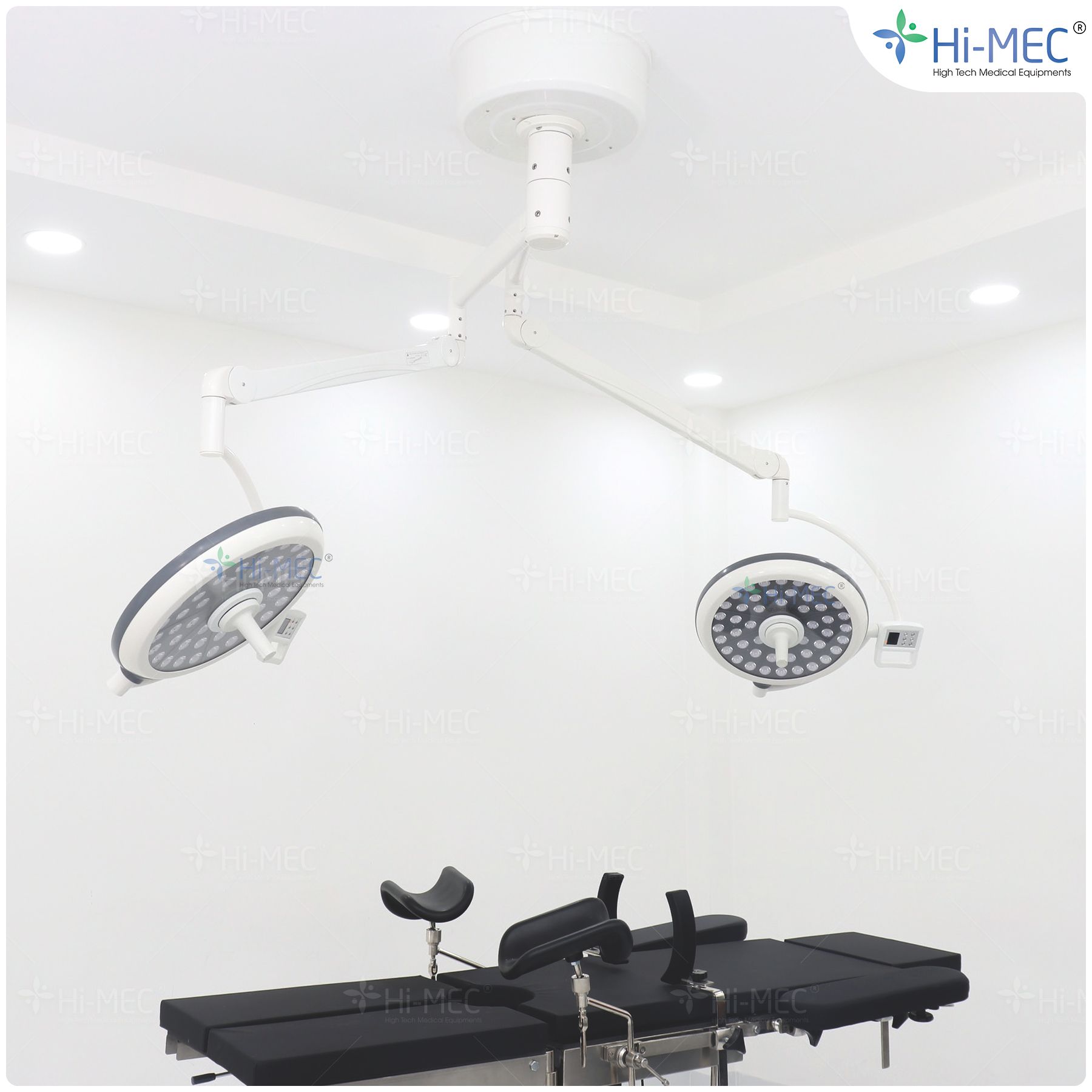 Đèn phẫu thuật Full Led bóng đôi LED500/500 treo trần