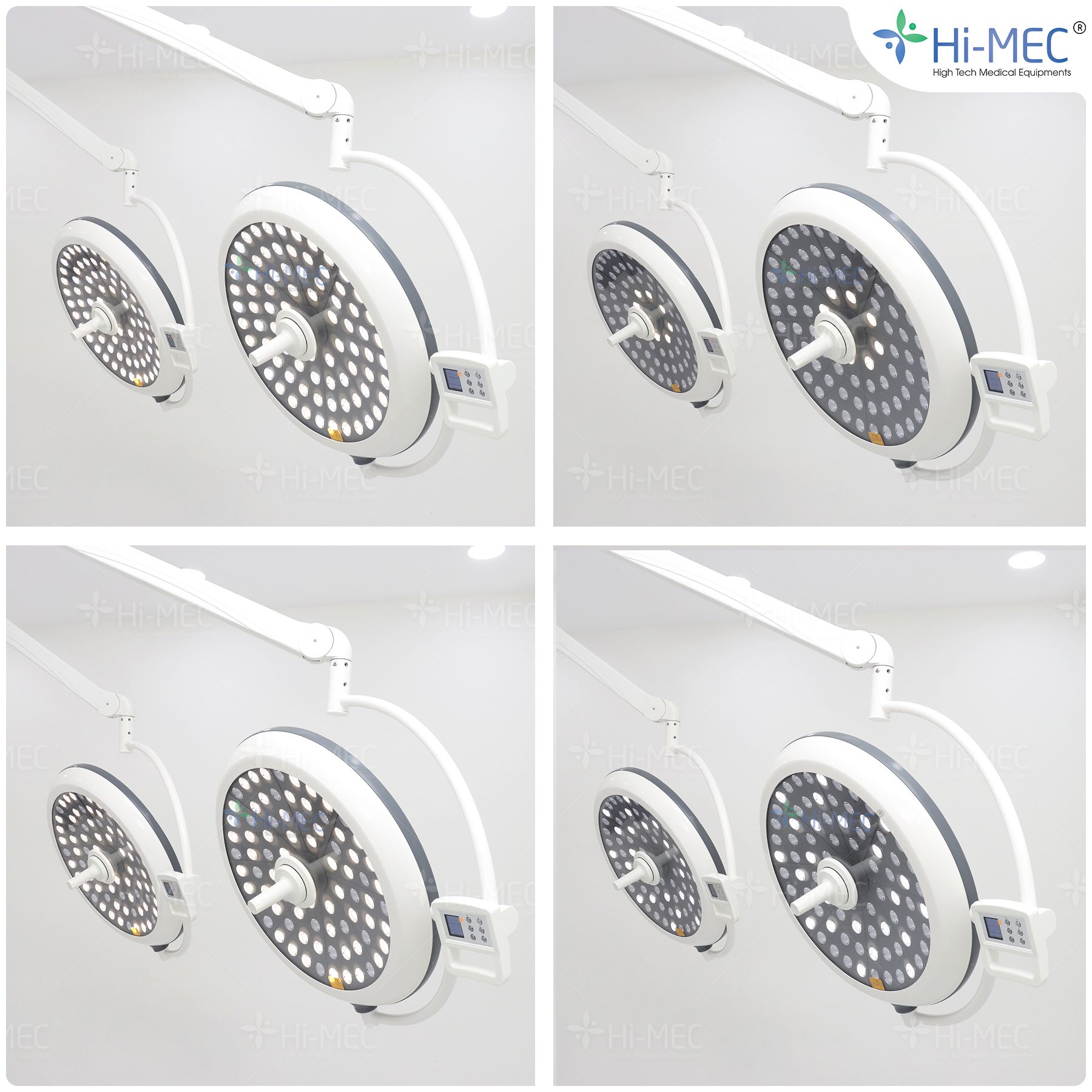 Đèn phẫu thuật Full Led bóng đôi LED700/700 treo trần