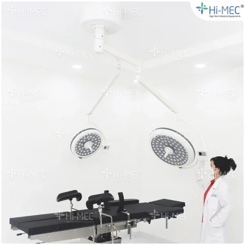 Đèn phẫu thuật Full Led bóng đôi LED700/500 treo trần