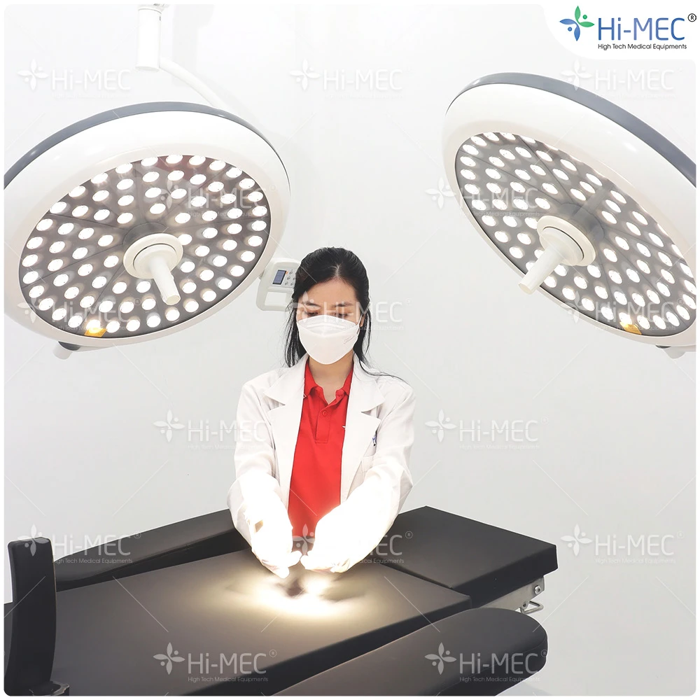 Đèn phẫu thuật Full Led bóng đôi LED700/700 treo trần