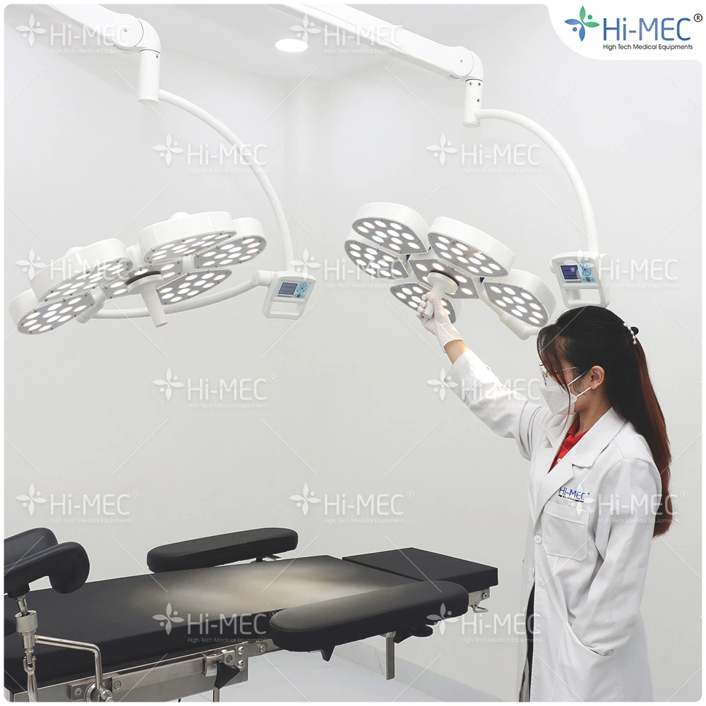 Đèn phẫu thuật Full Led bóng đôi Petal 5/5 treo trần