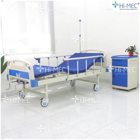 Giường bệnh nhân chỉnh cơ 2 tay quay Hi-MEC HMHB-1020