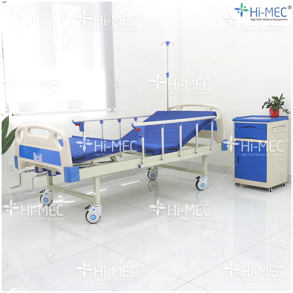 Giường bệnh nhân chỉnh cơ 2 tay quay Hi-MEC HMHB-1020