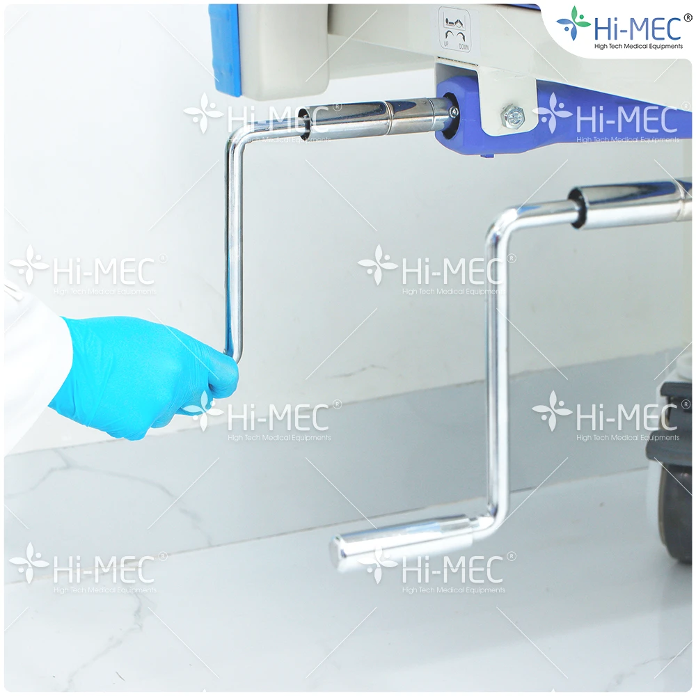 Giường bệnh nhân chỉnh cơ 2 tay quay Hi-MEC HMHB-1020