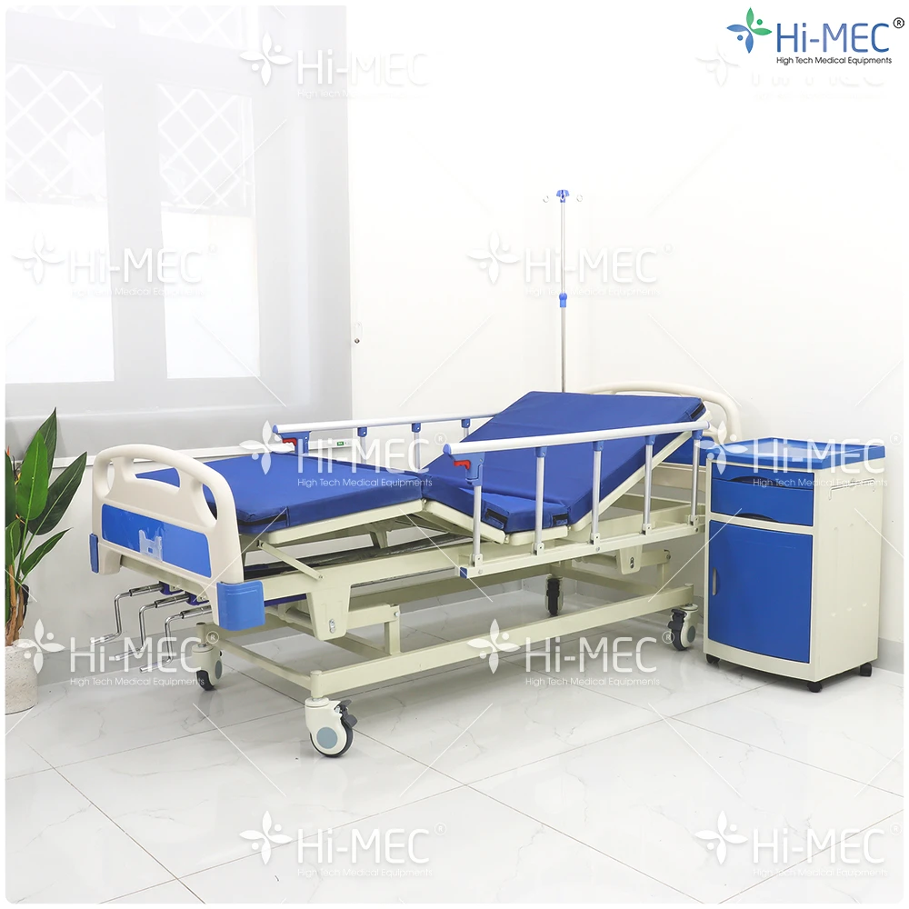 Giường bệnh nhân chỉnh cơ 3 tay quay Hi-MEC HMHB-1030