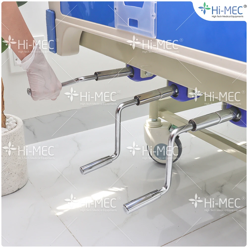 Giường bệnh nhân chỉnh cơ 3 tay quay Hi-MEC HMHB-1030