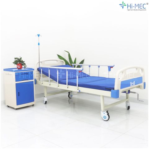 Giường bệnh nhân chỉnh cơ 1 tay quay Hi-MEC HMHB-1010