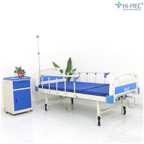 Giường bệnh nhân chỉnh cơ 2 tay quay Hi-MEC HMHB-1020