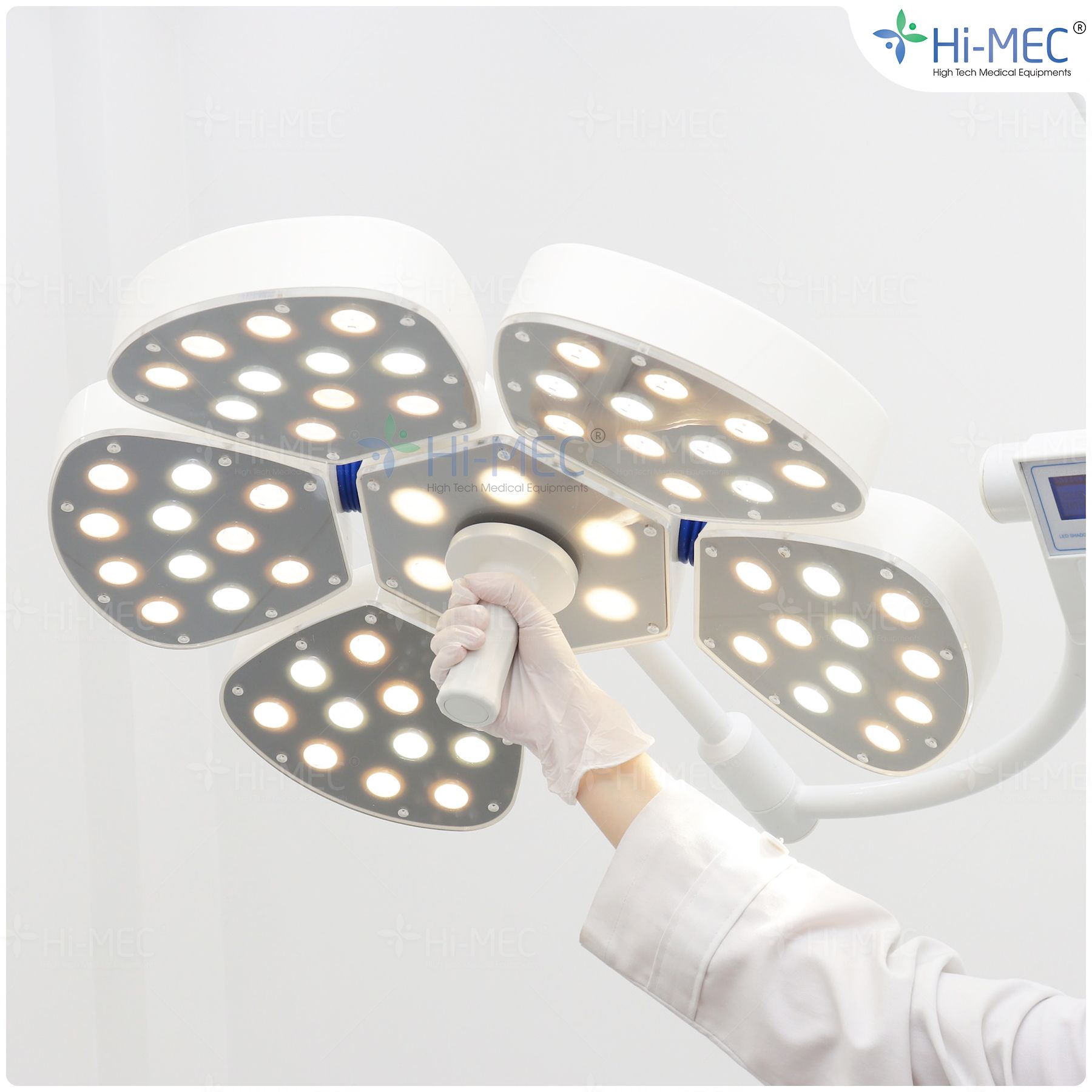 Đèn phẫu thuật Full Led bóng đôi Petal 5/5 treo trần