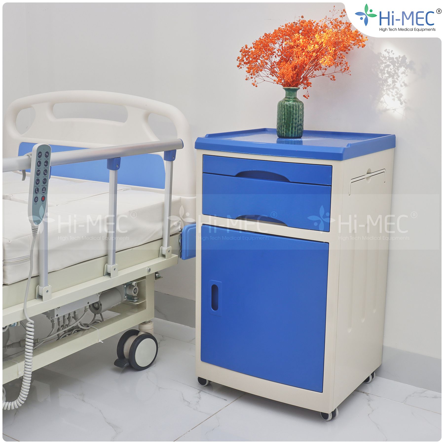Tủ đầu giường bệnh nhân Hi-MEC HMBC-201