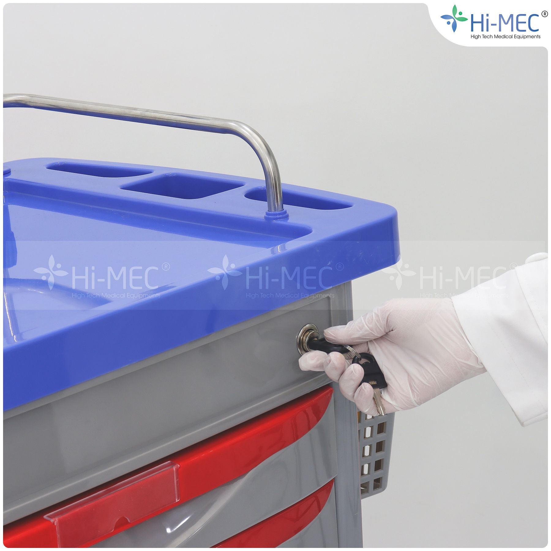 Xe đẩy đựng dụng cụ y tế Hi-MEC HMBC-202