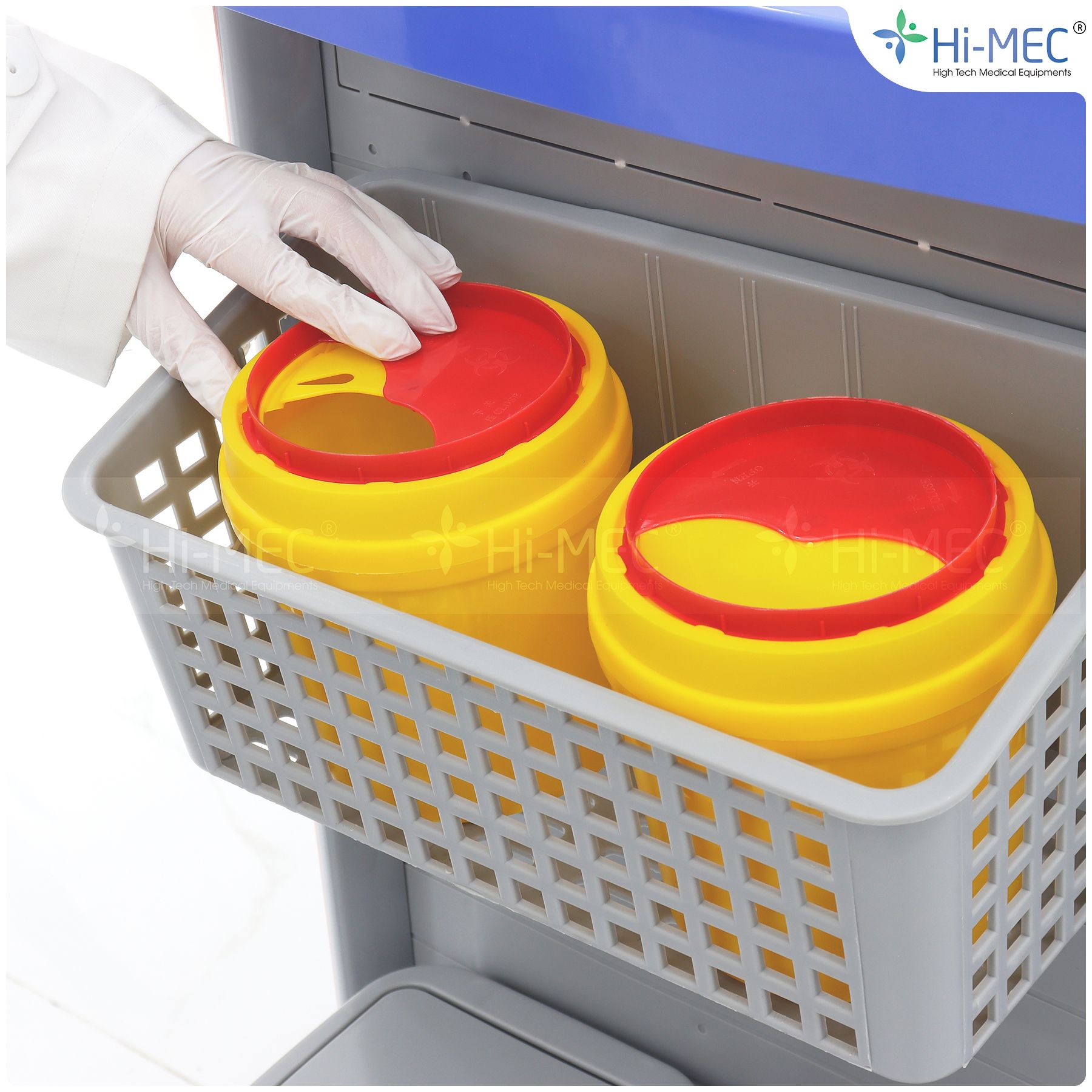 Xe đẩy đựng dụng cụ y tế Hi-MEC HMBC-202