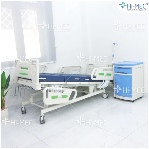 Giường bệnh nhân chỉnh cơ 4 tay quay Hi-MEC DL-SYB-03
