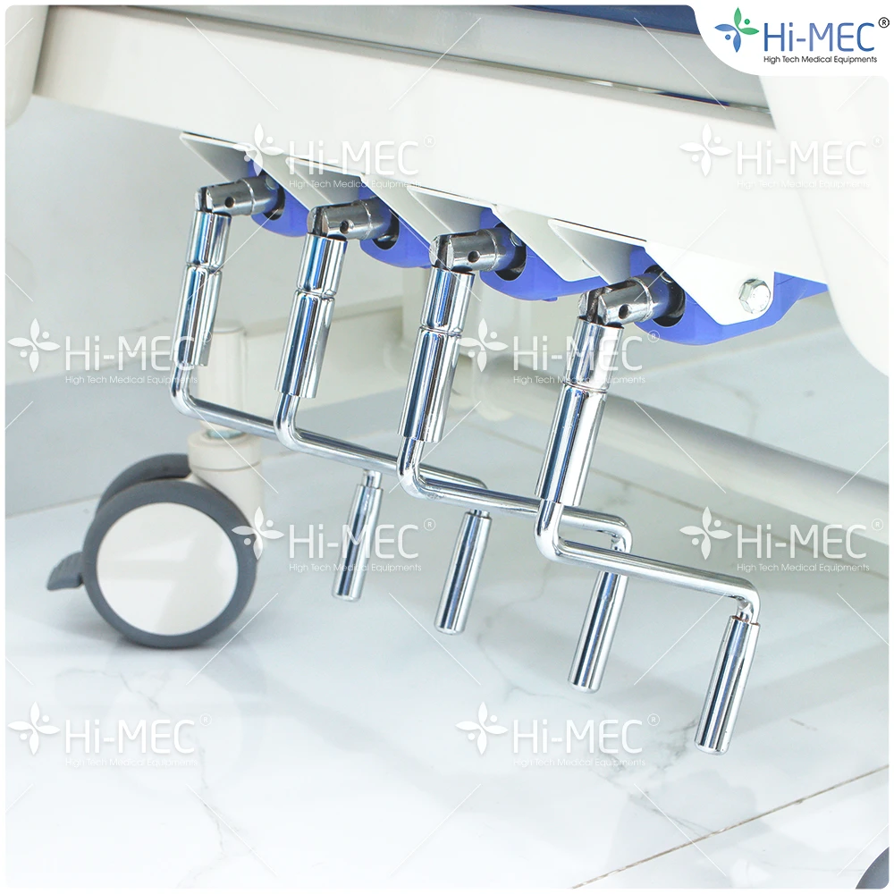 Giường bệnh nhân chỉnh cơ 4 tay quay Hi-MEC DL-SYB-03