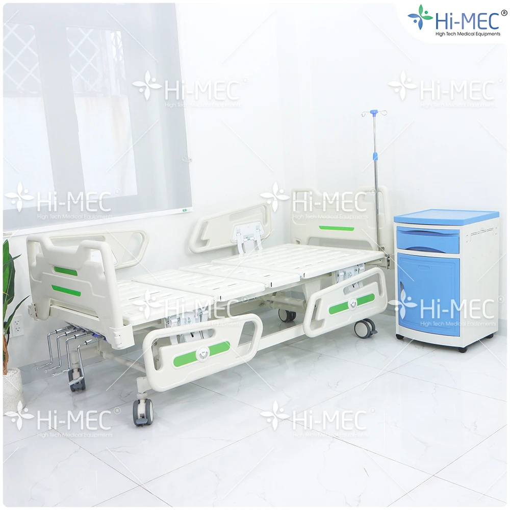 Giường bệnh nhân chỉnh cơ 4 tay quay Hi-MEC DL-SYB-03