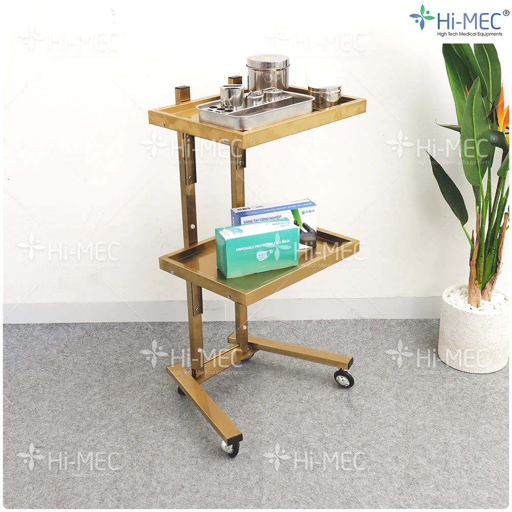 Xe đẩy inox 2 tầng Hi-MEC HMTL-5090